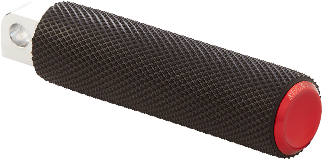 Peg - Knurled - Red - Lutzka's Garage