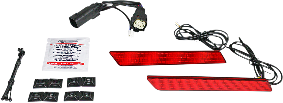 Saddlebag Light - Red - Lutzka's Garage