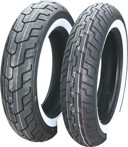 Tire - D404 - Front - Wide Whitewall - 150/80-16
