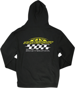 Racer Zip Hoodie - Black - Medium - Lutzka's Garage