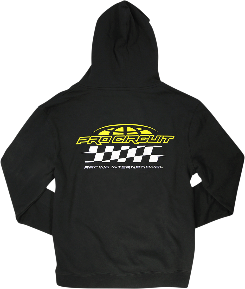 Racer Zip Hoodie - Black - Medium - Lutzka's Garage