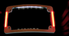 Tri-Radius License Plate Frame w Flushmount LEDs - Chrome - Lutzka's Garage