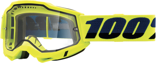 Accuri 2 Enduro MTB Goggles - Fluo Yellow - Clear - Lutzka's Garage
