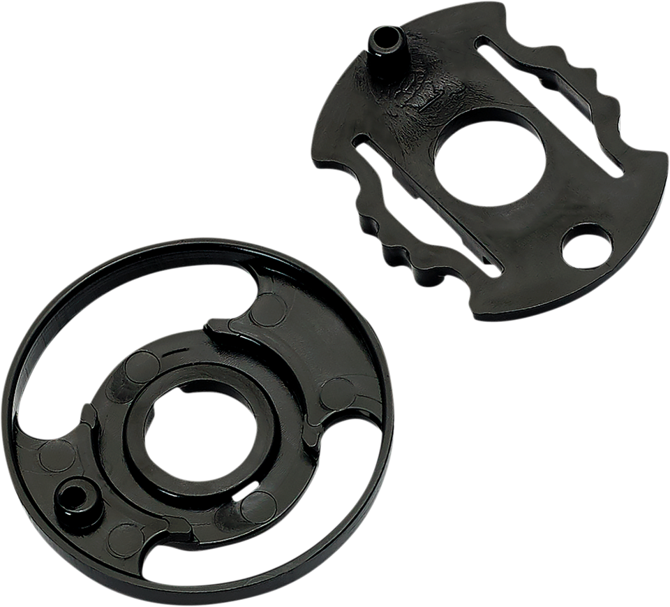 Gringo S/Lane Splitter Base Plate - Gen 2 - Black - Pair - Lutzka's Garage