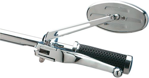 Stealth 2 Mirror - Longer Stem - Chrome - Lutzka's Garage