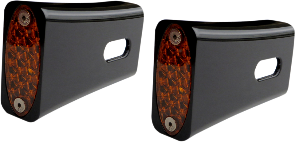 Strut LED Marker Light - Black/Amber - Lutzka's Garage