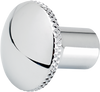 Choke Knob - Knurled - Chrome - Lutzka's Garage