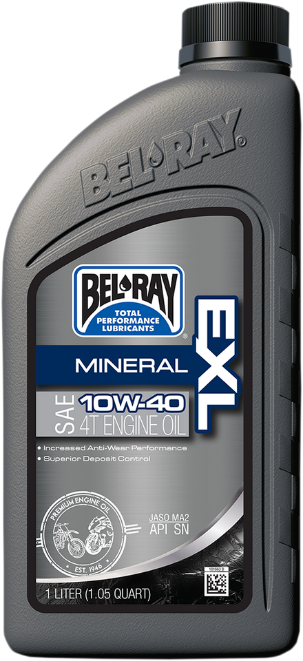 EXL 4T Mineral Oil - 10W-40 - 1 L - Lutzka's Garage