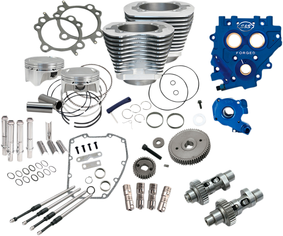 110" Power Package Performance Kit  - Gear Drive - Silver - Lutzka's Garage