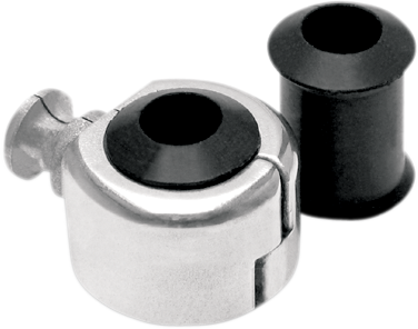 Cable Clamp - Single - Chrome - Lutzka's Garage