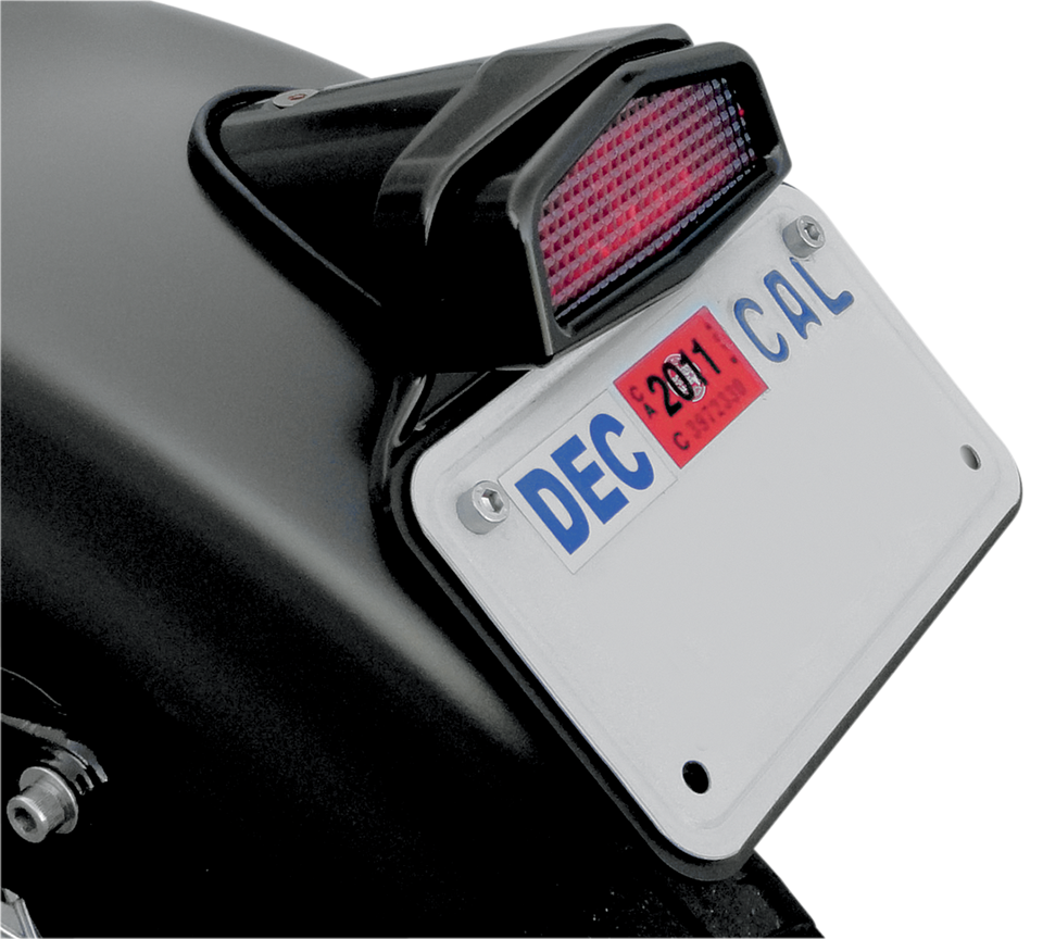 License Plate Back Plate - Black - Lutzka's Garage