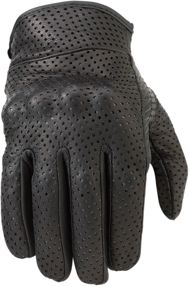 Womens 270 Perforated Gloves - Black - XS - Lutzka's Garage