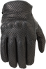 Womens 270 Perforated Gloves - Black - XS - Lutzka's Garage