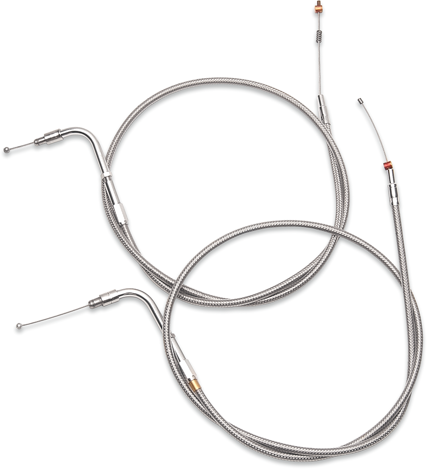 Throttle Cable - +10" - Stainless Steel - Lutzka's Garage
