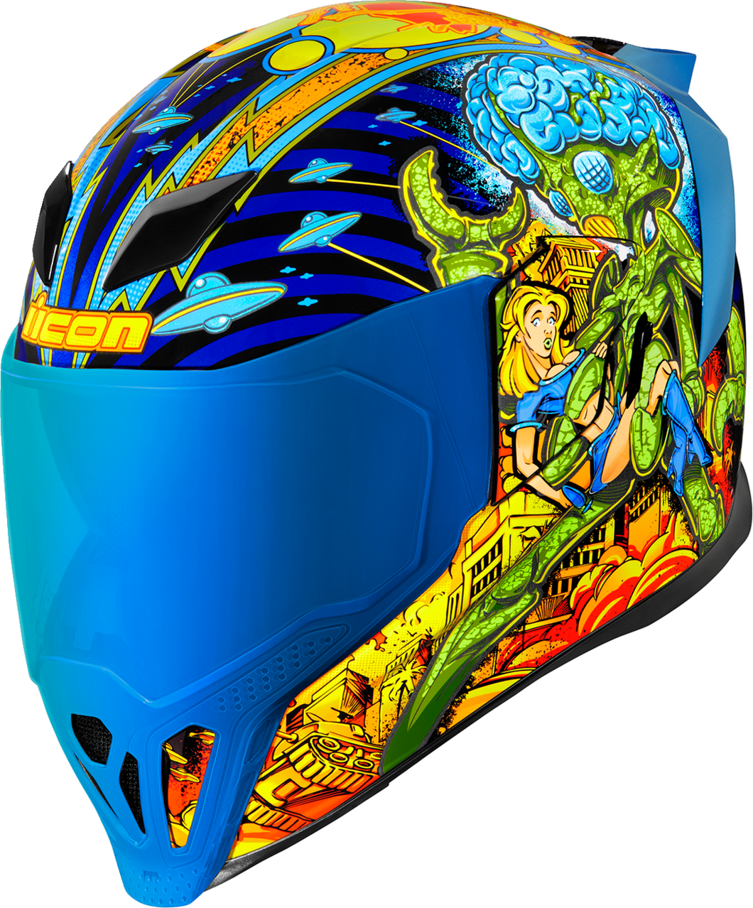 Airflite Helmet - Bugoid Blitz - Blue - XS - Lutzka's Garage