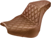 Step Up Seat - Lattice Stitched - Brown - FXBR/S - Lutzka's Garage