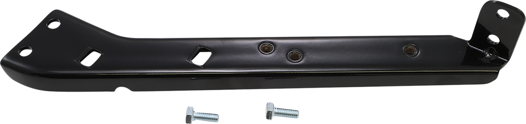 Left Saddlebag Rail Support Bracket - Black - Lutzka's Garage