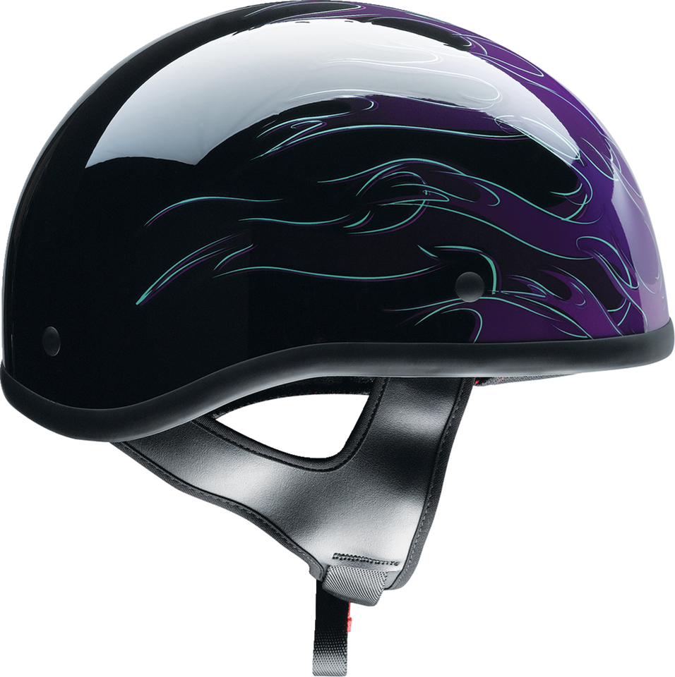 CC Beanie Helmet - Hellfire - Purple - XS - Lutzka's Garage