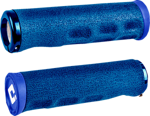 F-1 Series v2.1 Grips - Lock-on - Tinker Juarez Signature Dread Lock - Blue - Lutzka's Garage