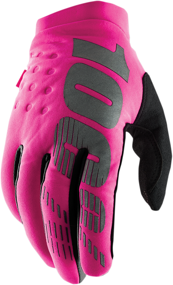 Womens Brisker Gloves - Black/Pink - Small - Lutzka's Garage