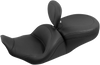 Lowdown Seat with Driver Backrest - Plain - FLHR 97-07