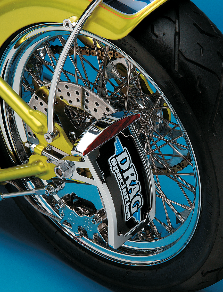 Side Mount Taillight/License Plate Mount - Curved Vertical - Half-Moon