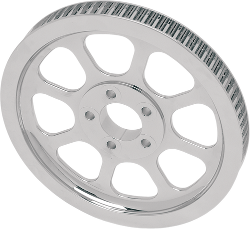 Chrome Rear Belt Pulley - 70-Tooth - Lutzka's Garage