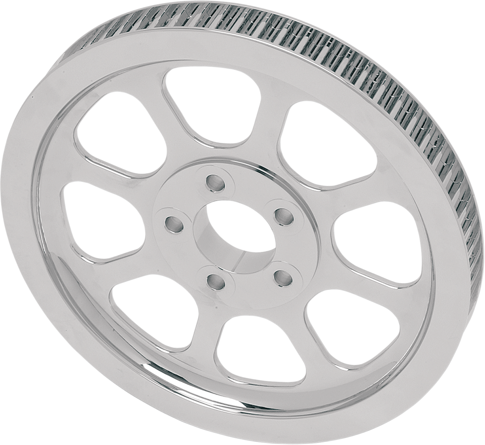 Chrome Rear Belt Pulley - 70-Tooth - Lutzka's Garage