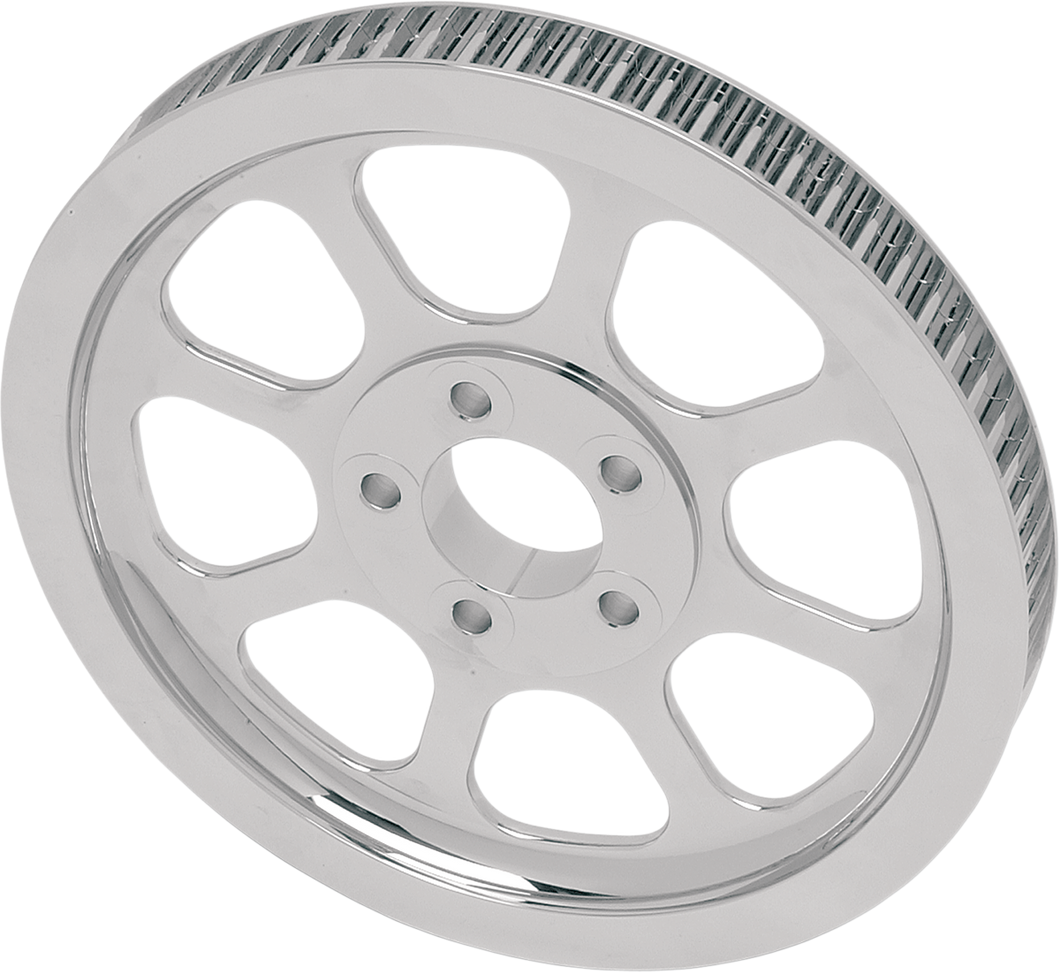 Chrome Rear Belt Pulley - 70-Tooth - Lutzka's Garage