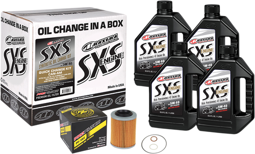 SXS Synthetic Oil Change Kit - Can-Am - 5W-40