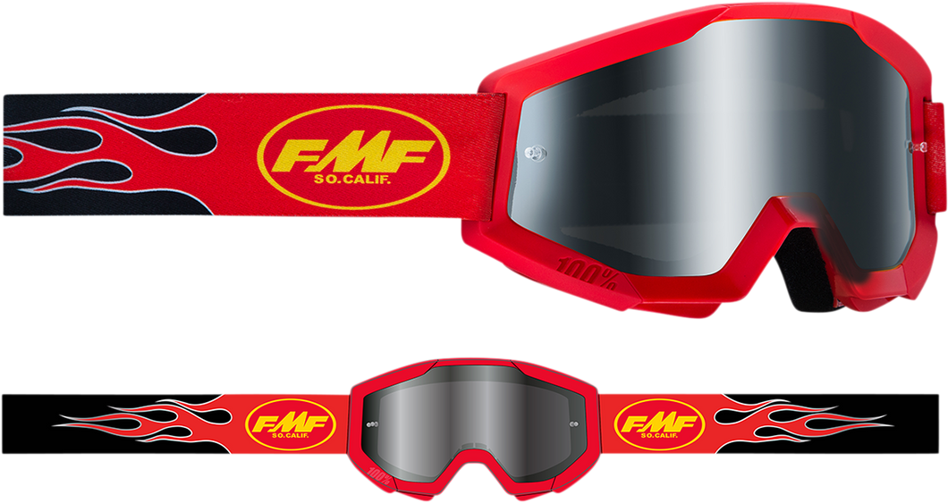PowerCore Sand Goggles - Flame - Red - Smoke - Lutzka's Garage
