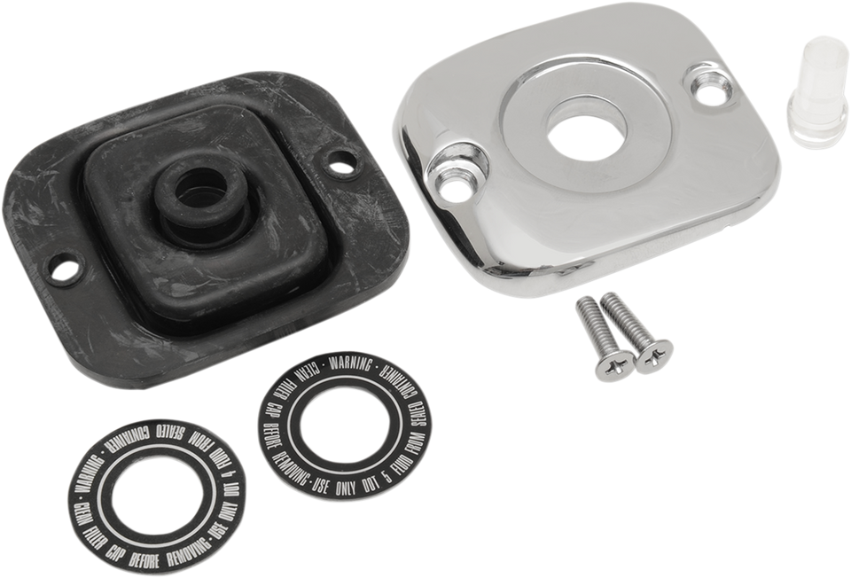 Master Cylinder Cover - OEM - Chrome - 96-17 - Lutzka's Garage