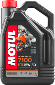7100 4T Synthetic Oil - 15W-50 - 4 L - Lutzka's Garage