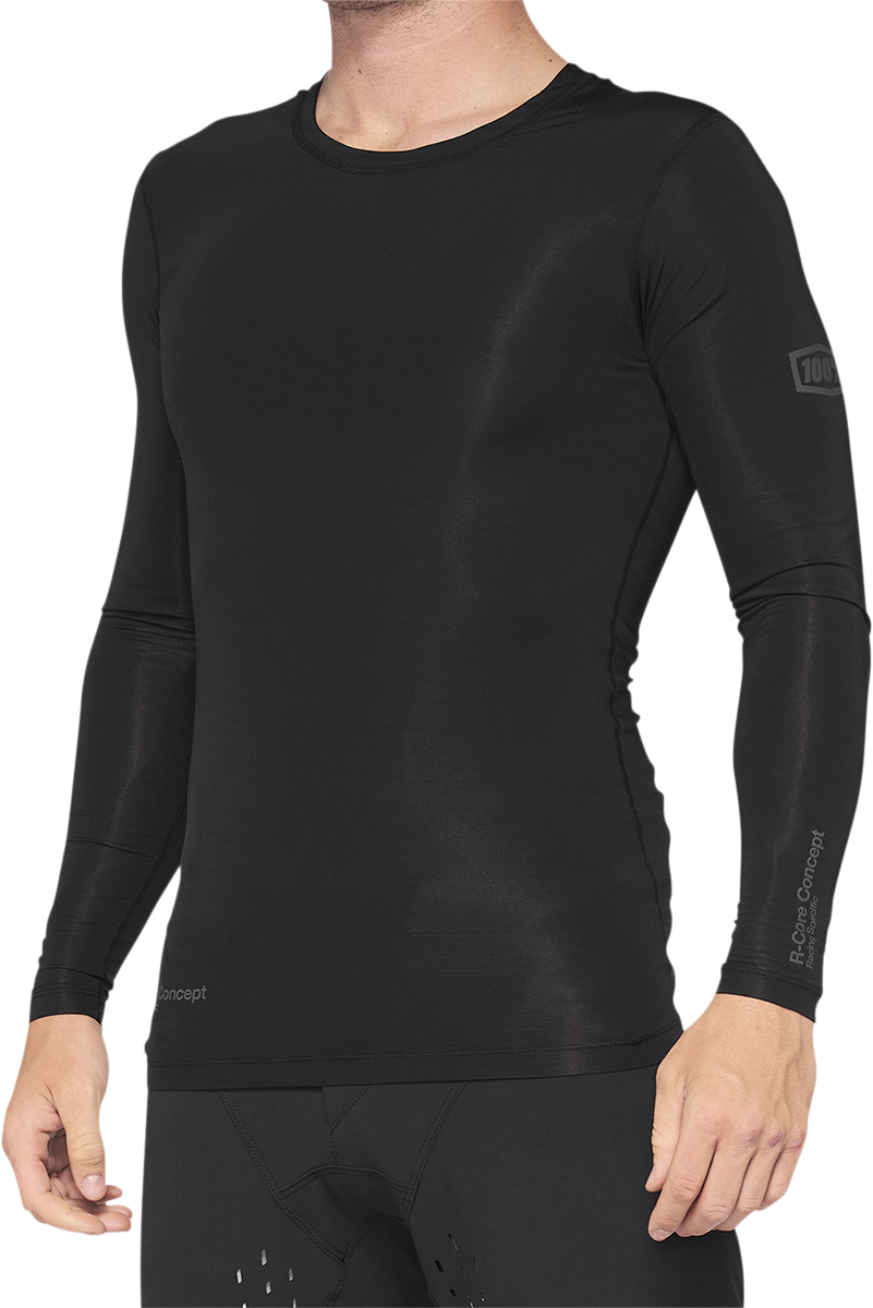 R-Core Concept Long-Sleeve Jersey - Black - Small - Lutzka's Garage