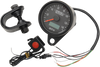2.4" MPH Programmable Mini Electronic Speedometer with Odometer/Tripmeter - Matte Black - Black Face - Lutzka's Garage
