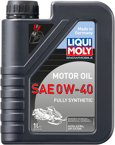 Snowmobile Synthetic Oil -  0W-40 - 1 L - Lutzka's Garage