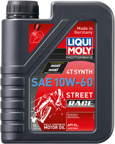 Street Race Synthetic 4T Oil - 10W-60 - 1 L - Lutzka's Garage