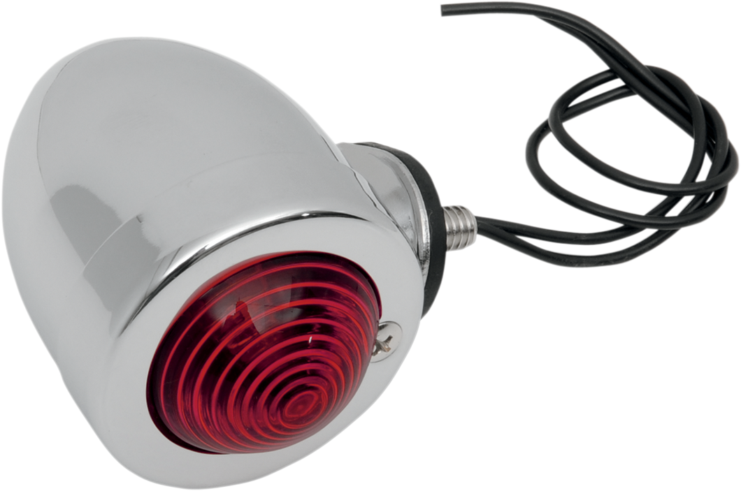 Bullet Light with Mount - Dual Filament - Red Lens - Lutzka's Garage