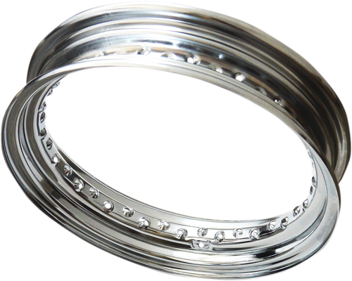 Rim - 40 Spoke - Chrome - Side Metal Valve - 16 x 3 - Lutzka's Garage