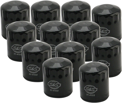 Oil Filter - Black - 12-Pack - Lutzka's Garage