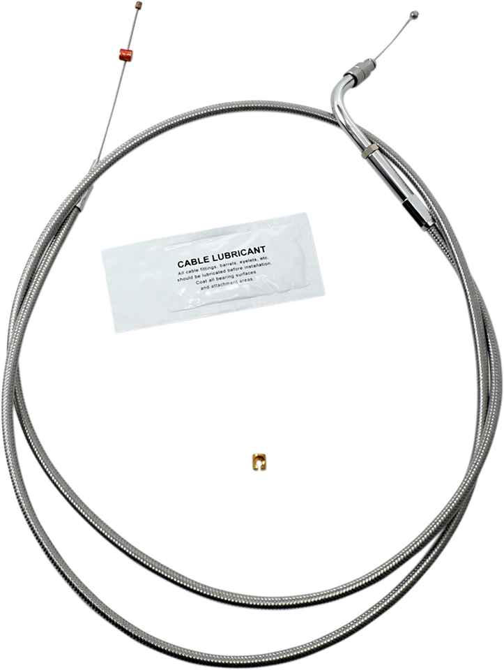 Throttle Cable - +10" - Stainless Steel - Lutzka's Garage