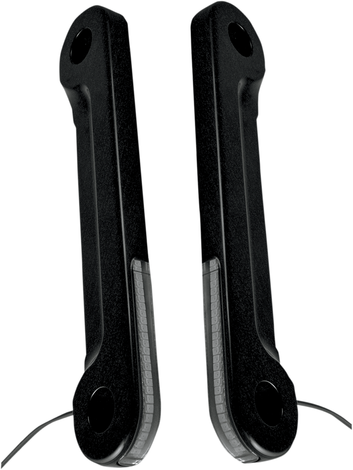 LED Front Signal Light - FLHX - Black/Smoke - Lutzka's Garage