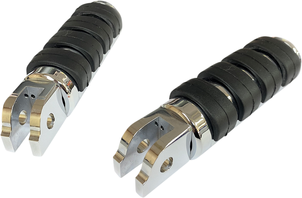 FML Soft-Ride Footpegs - Chrome - Softail - Lutzka's Garage