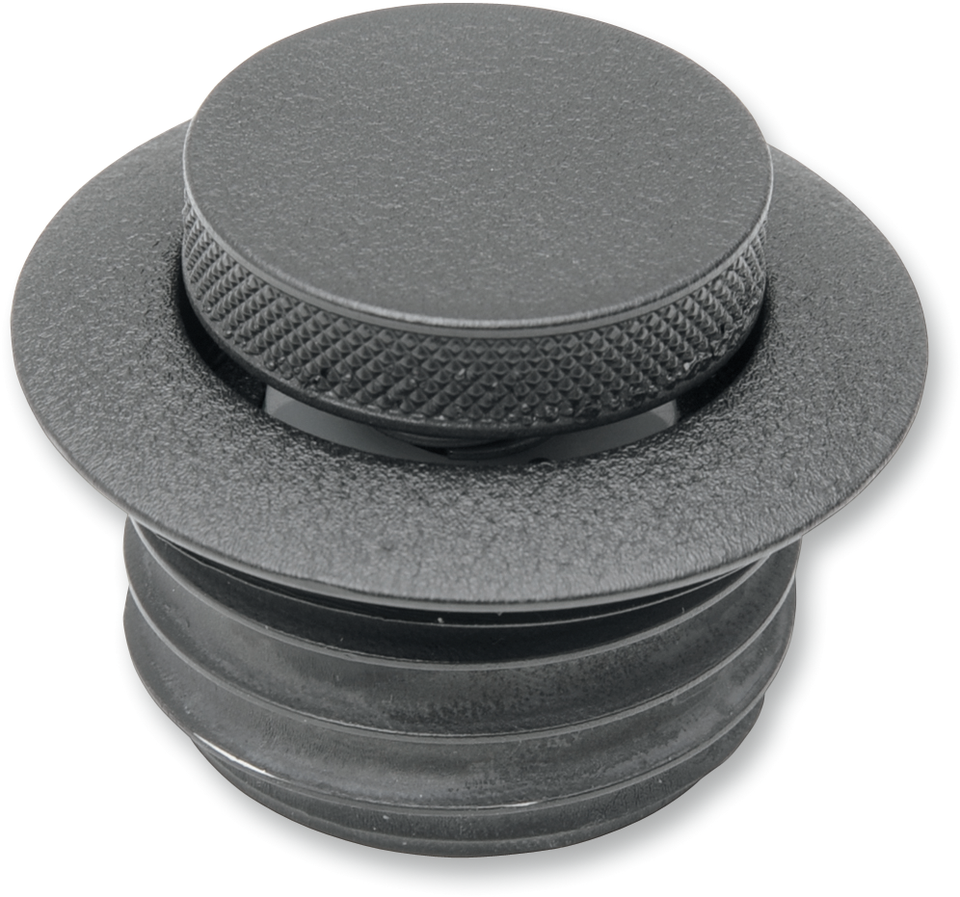 Non-Vented Pop-Up Gas Cap - Black Wrinkle - Lutzka's Garage