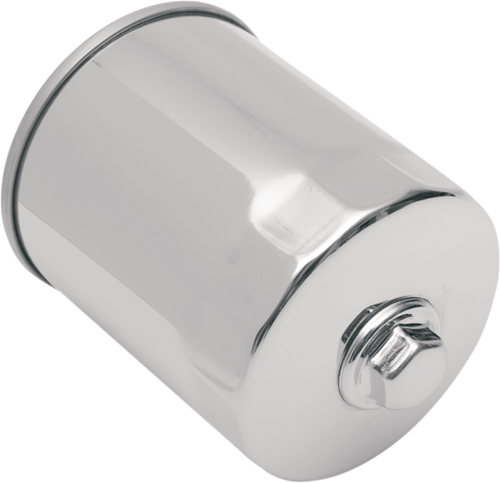 Magnetic Ring Oil Filter with Nut - Chrome - 3 1/4