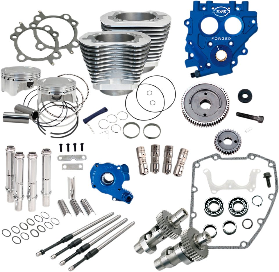 100" Power Package Performance Kit - Gear Drive - Silver - Lutzka's Garage