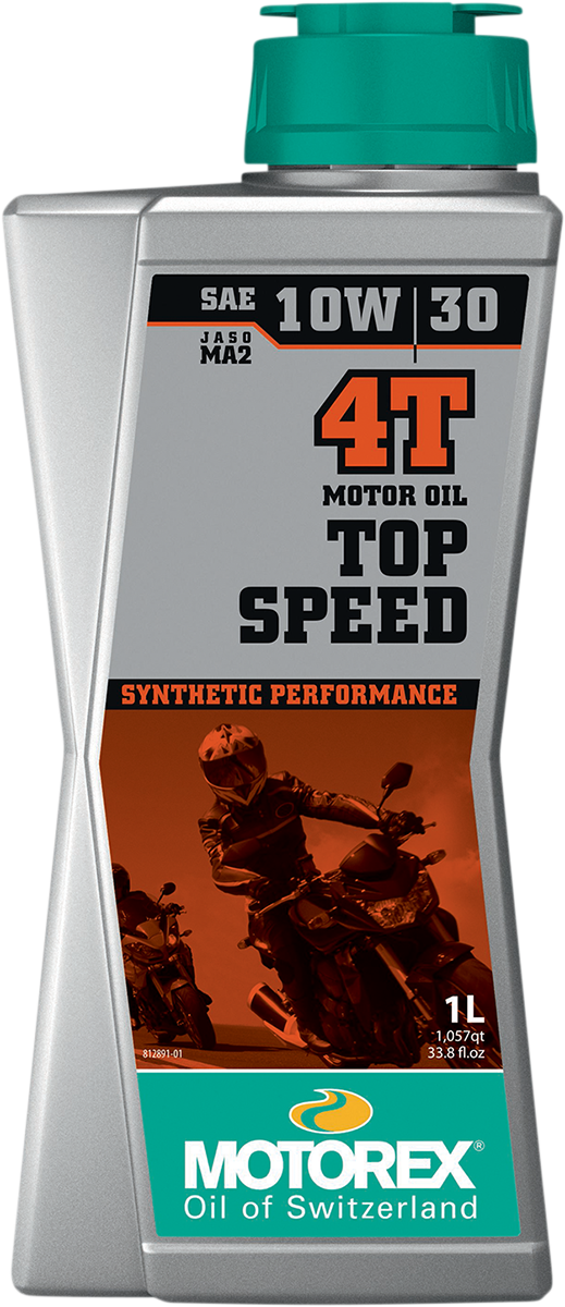Top Speed Synthetic 4T Engine Oil - 10W-30 - 1 L - Lutzka's Garage