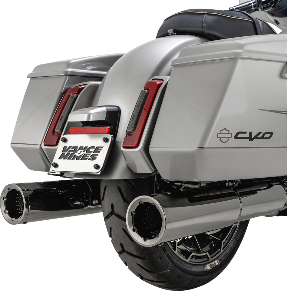 Hi-Output Slip-On Mufflers - Dark Chrome - 4-1/2"