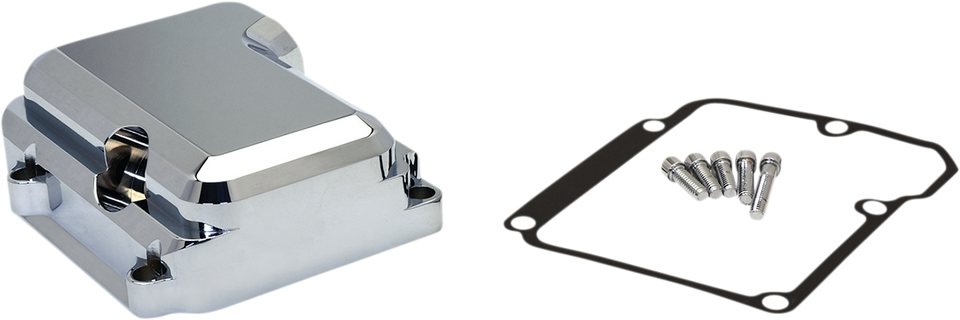 Twin Cam Transmission Top Cover - Chrome - Lutzka's Garage