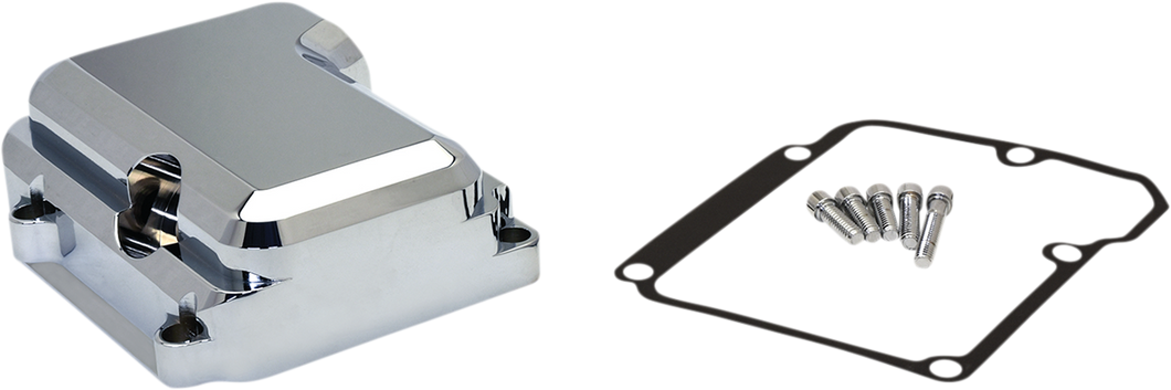 Twin Cam Transmission Top Cover - Chrome - Lutzka's Garage